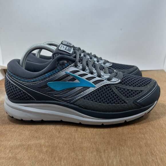 Brooks Addiction 13 Womens 10 Gray Running Shoes Sneakers - Picture 1 of 10